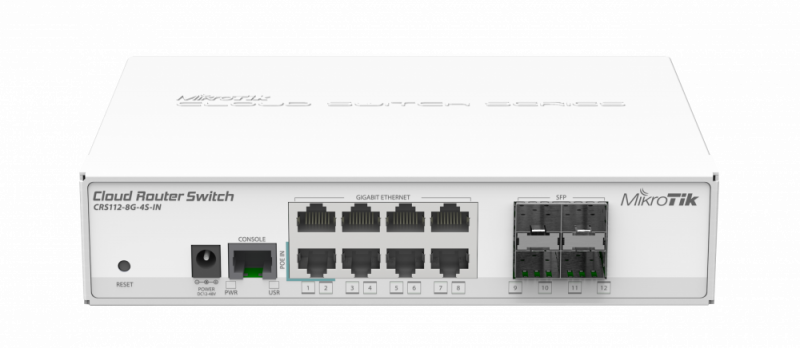 Фото Mikrotik CRS112-8G-4S-IN Mikrotik CRS112-8G-4S-IN